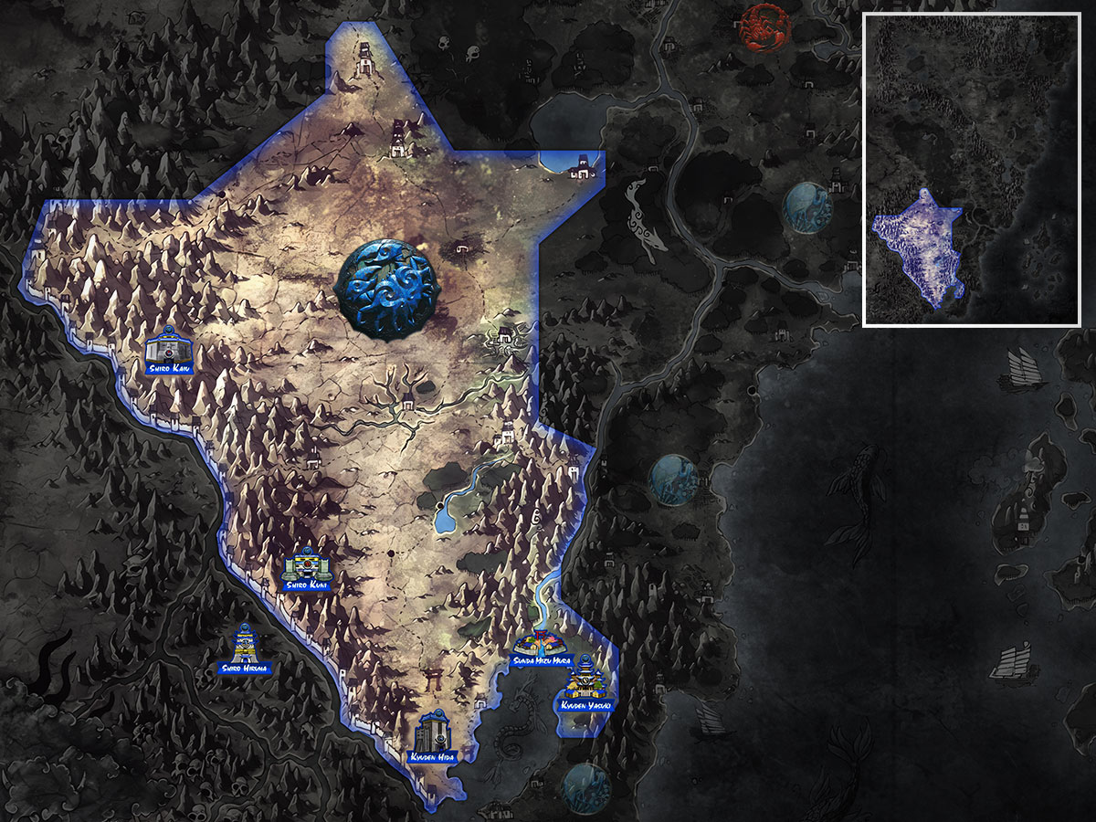 Carte du Territoire du clan