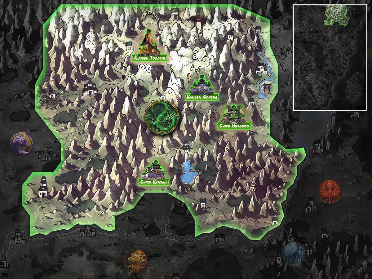 Carte du Territoire du clan