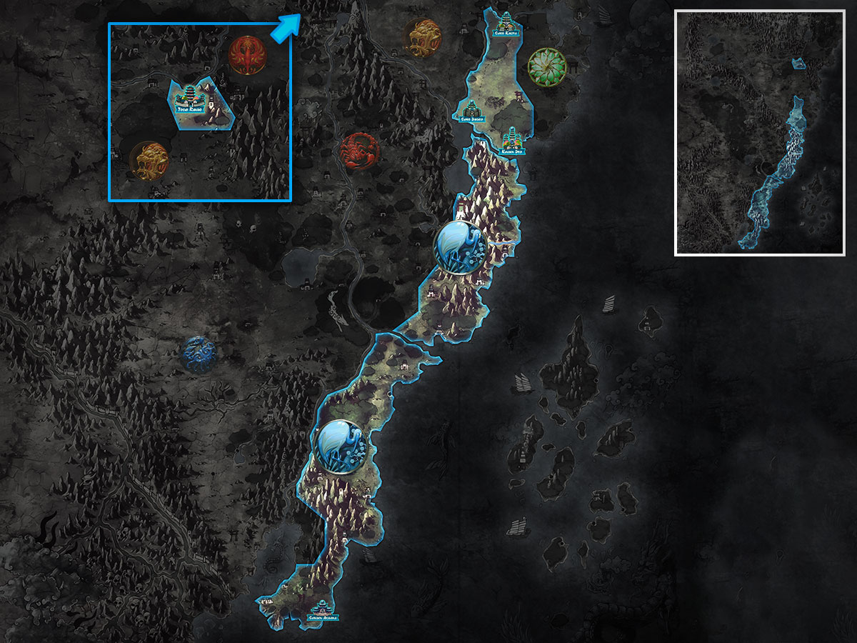 Carte du Territoire du clan