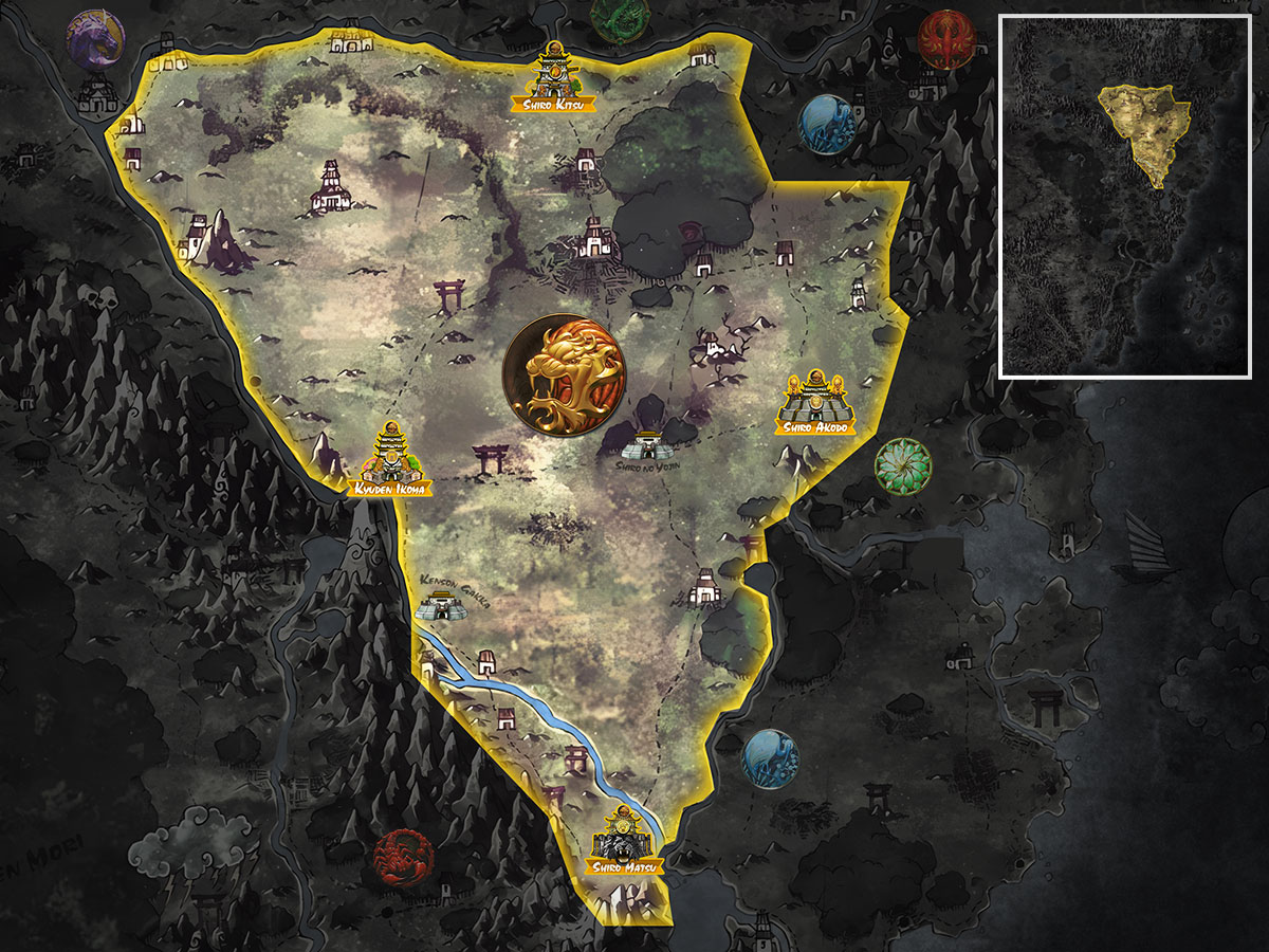 Carte du Territoire du clan