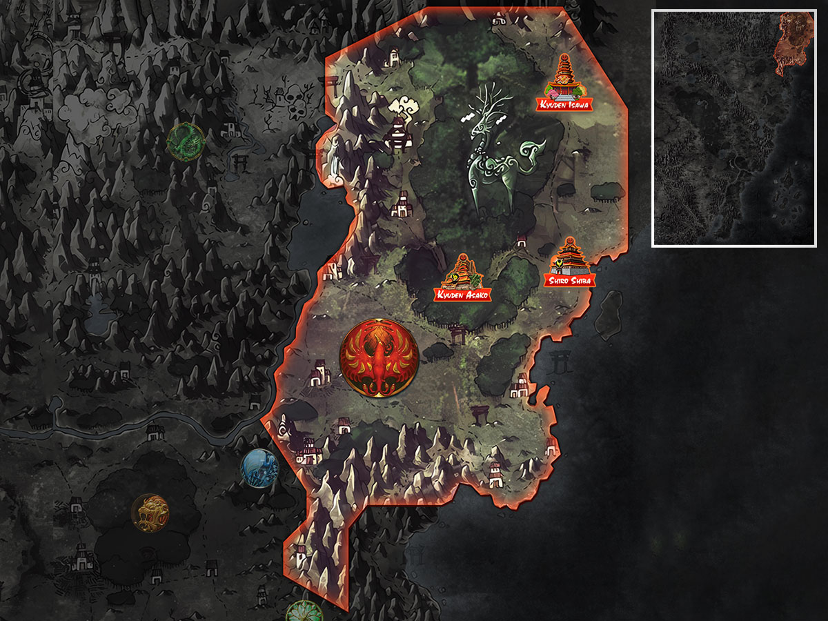 Carte du Territoire du clan